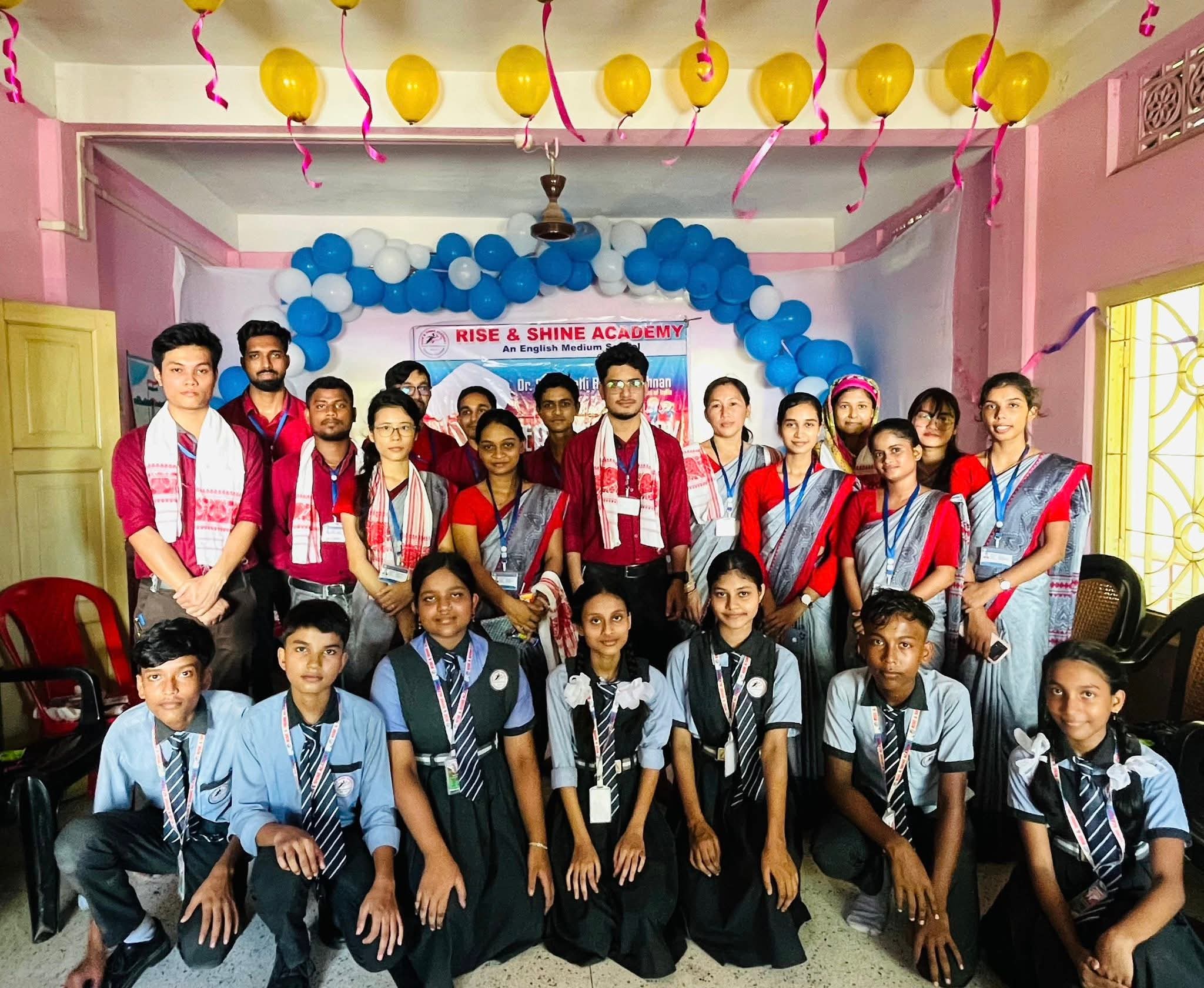 Group of students and teachers