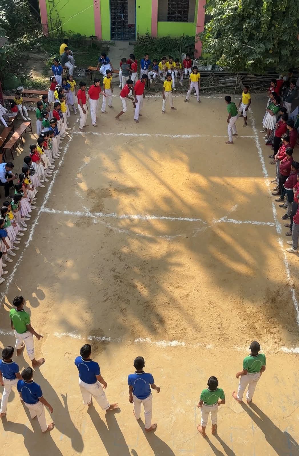 View of the sports ground